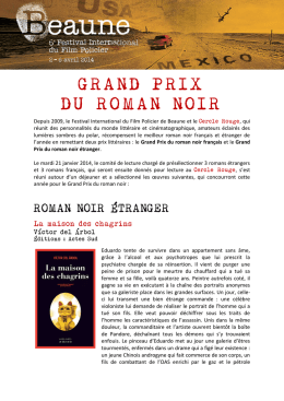 GRAND PRIX DU ROMAN NOIR