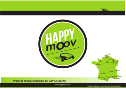 Premier r&eacute;seau fran&ccedil;ais de City Cruisers*