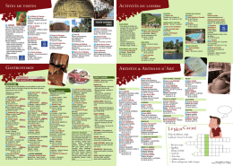 Carte touristique Conques Marcillac