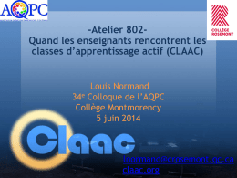 CLAAC - AQPC