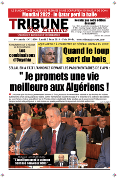 02-06-2014 - Tribune des lecteurs