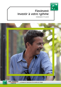 Brochure Flexinvest - BNP Paribas Fortis