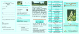 le programme 2014 - 2015