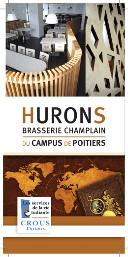 HURONS - (CROUS) de Poitiers