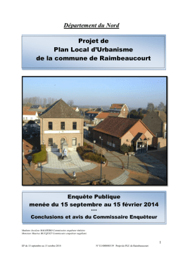 Conclusion PLU Raimbeaucourt 21112014