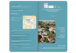 Invitation - CETE Nord-Picardie - Ministère du Développement durable