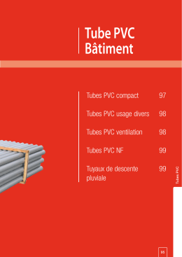 Tube PVC Bâtiment