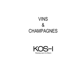 carte des vins - Kos-I