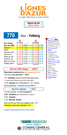 770 Nice Valberg