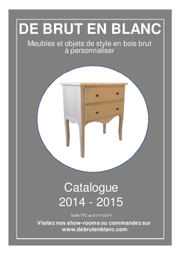 (Microsoft PowerPoint - Catalogue meubles N\2609 2015.ppt [Mode