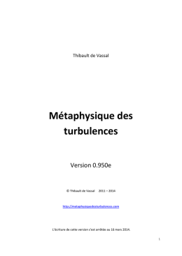"Métaphysique des turbulences" version 0.950e au format PDF