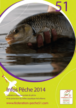 Mise à jour 2014 du livret - Fédération de la Marne pour la Pêche et