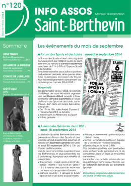 Bulletin des Associations n°120 - Saint