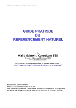 Guide du référencement naturel