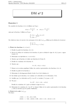 énoncé - Mathématiques en ECE 2