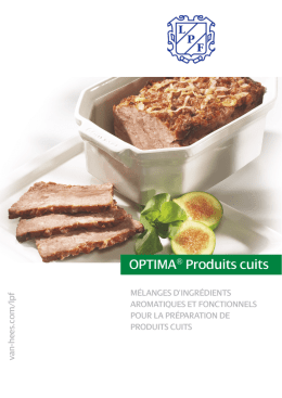 OPTIMA® Produits cuits