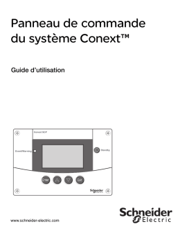 Panneau de commande du système Conext™