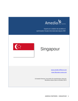 Singapour - Fiduciaire Amedia Suisse