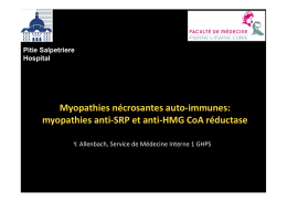 (Myopathies anti-SRP et anti-HMG CoA réductase DU 2014 [Mode