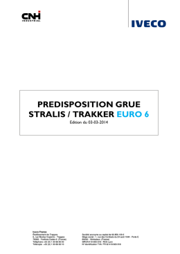 Prédisposition GRUE - STRALIS-TRAKKER - My2013