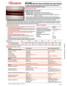 HTLP80 Manchon Thermo-rétractable avec Epoxy Primaire