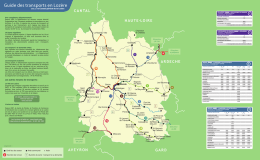Guide des transports en Lozère - Conseil général de la Lozère