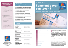 Comment payer son loyer ?