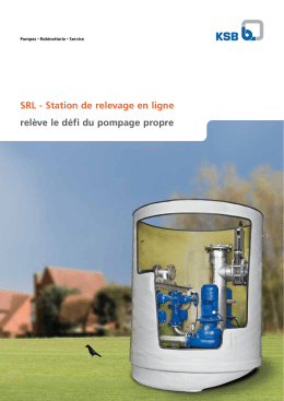 SRL - Station de relevage en ligne relève le défi du pompage propre