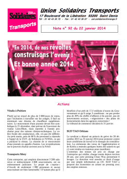 14 01 Note UST(1) - Union syndicale Solidaires Transports