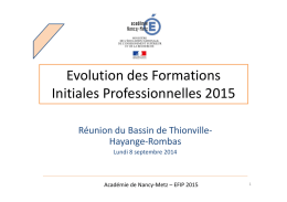 PPT Proviseurs 2015 THR - Académie de Nancy-Metz