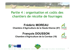 Partie 4 - machinisme - Programme Herbe et Fourrages en Limousin