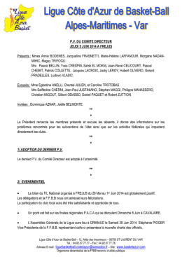 club disposition financieres 2014/2015 cotisations licences (hors