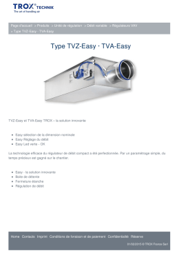 Type TVZ-Easy · TVA-Easy