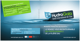 Plaquette HydroGaïa 2015 - Info