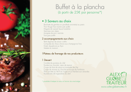 Buffet à la plancha - Alex Globe Traiteur Arles