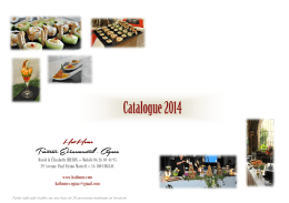 Téléchargez le catalogue 2014 en version pdf