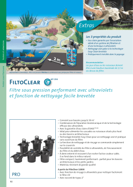 FiltoClear (Français) - Automatic Spraying Systems