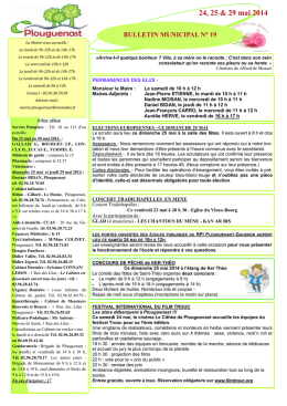 24 et 25 mai 2014