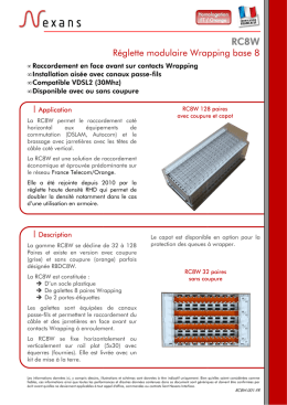 Réglette modulaire Wrapping Wrapping base 8