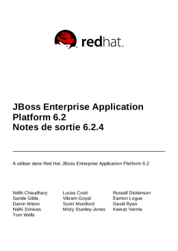 JBoss Enterprise Application Platform 6.2 Notes de sortie 6.2.4