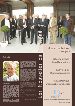 Les Nouvelles de Romagn&eacute;