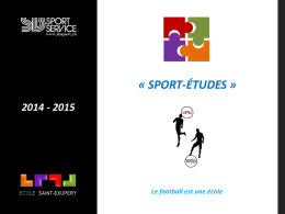sport-études - Ecole Saint Exupery