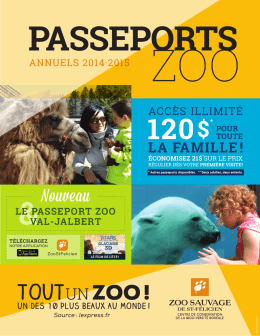 Brochure PDF - Zoo sauvage de St
