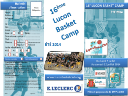 16° lucon basket camp