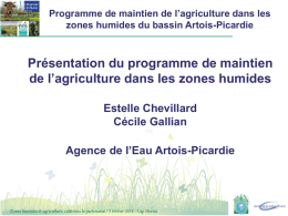 Cécile Gallian, Ingénieur Service Agriculture et Ecologie Rurale