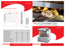 Brochure Cyclotherme Style