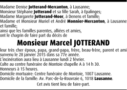 Monsieur Marcel JOTTERAND