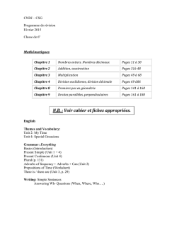 Programme de révision (pdf 105kb)