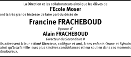 Francine FRACHEBOUD