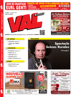 Annonce - VALMagazine.com